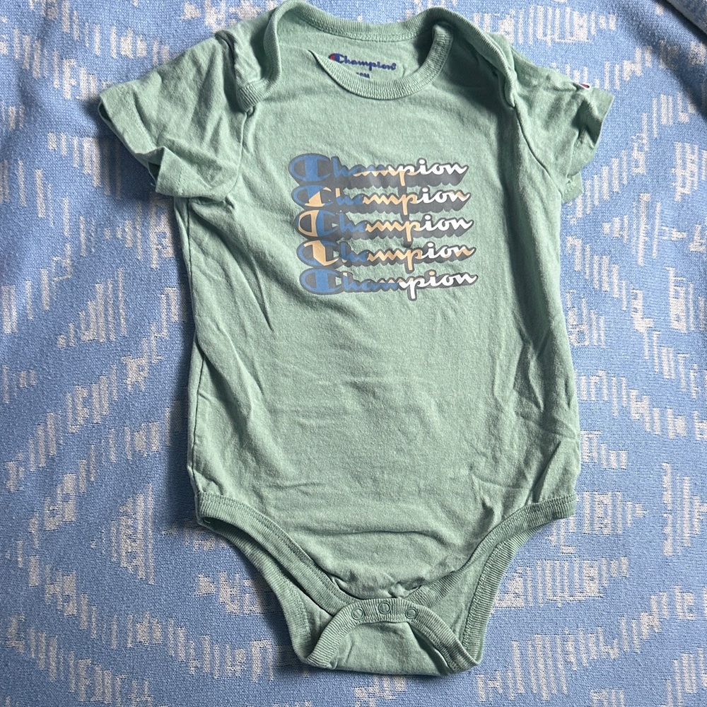 Champion Mint Green Kids Bodysuit